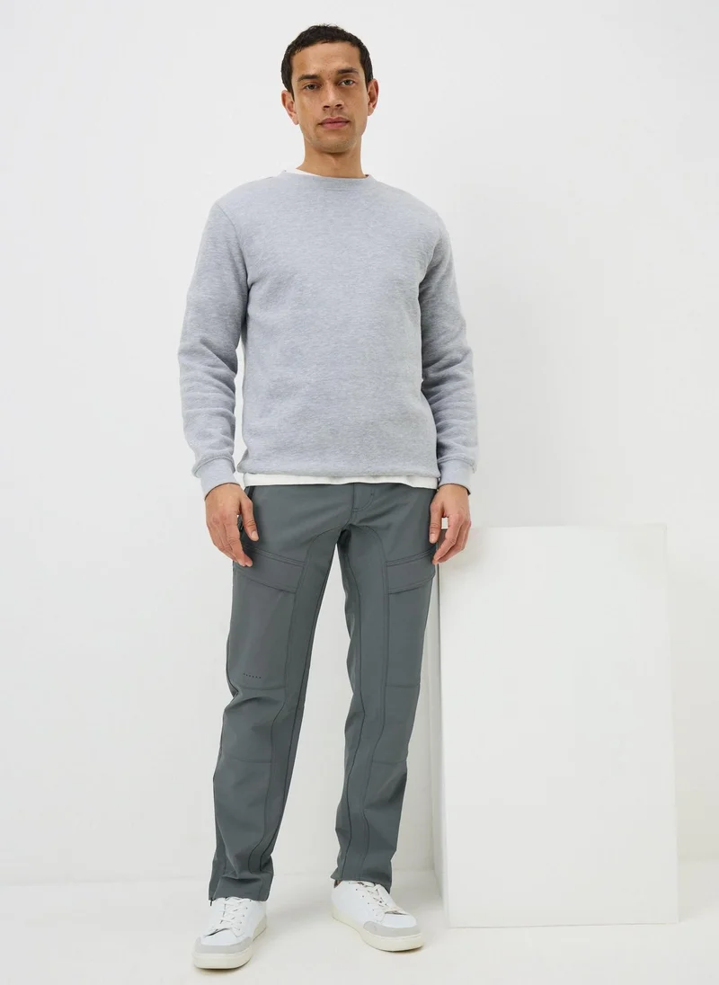 ماتلان Grey Belted Trek Trousers Regular